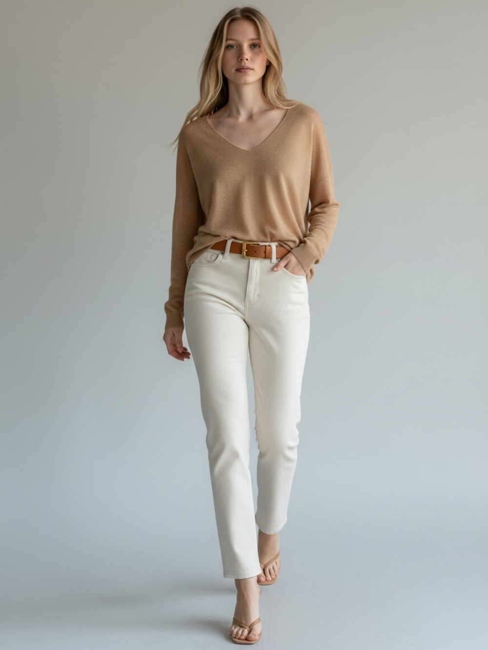 Banana Republic High Rise Straight Leg Slim Fit Jeans White Size 26